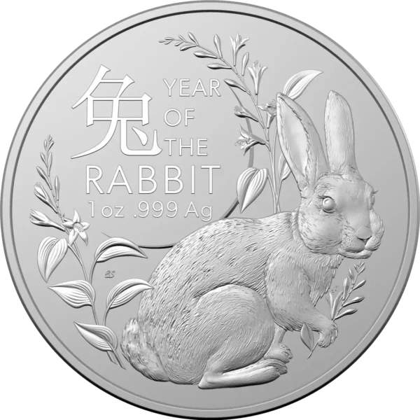 Australian RAM Lunar Rabbit 1 oz Silver 2023