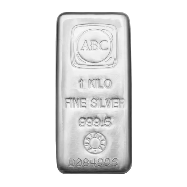 ABC Bullion Cast Bar Silver kilo - 1 kg bar