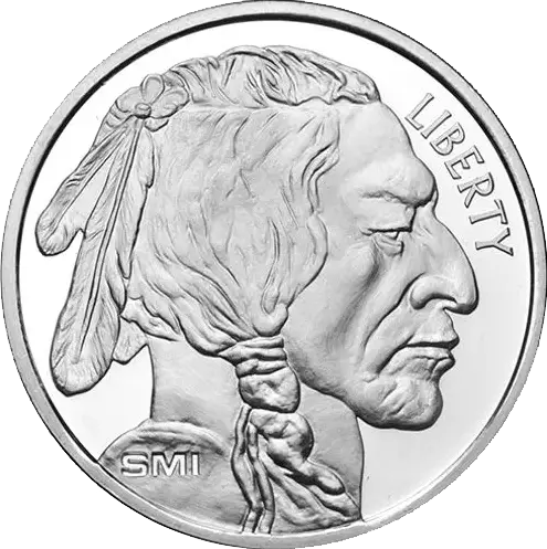 GSM American Buffalo Silver Round 5 oz